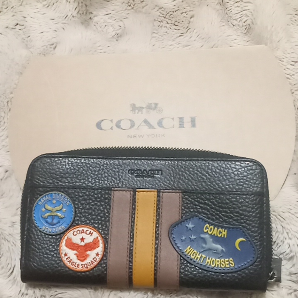 COACH NIGHT HORSES WALLET